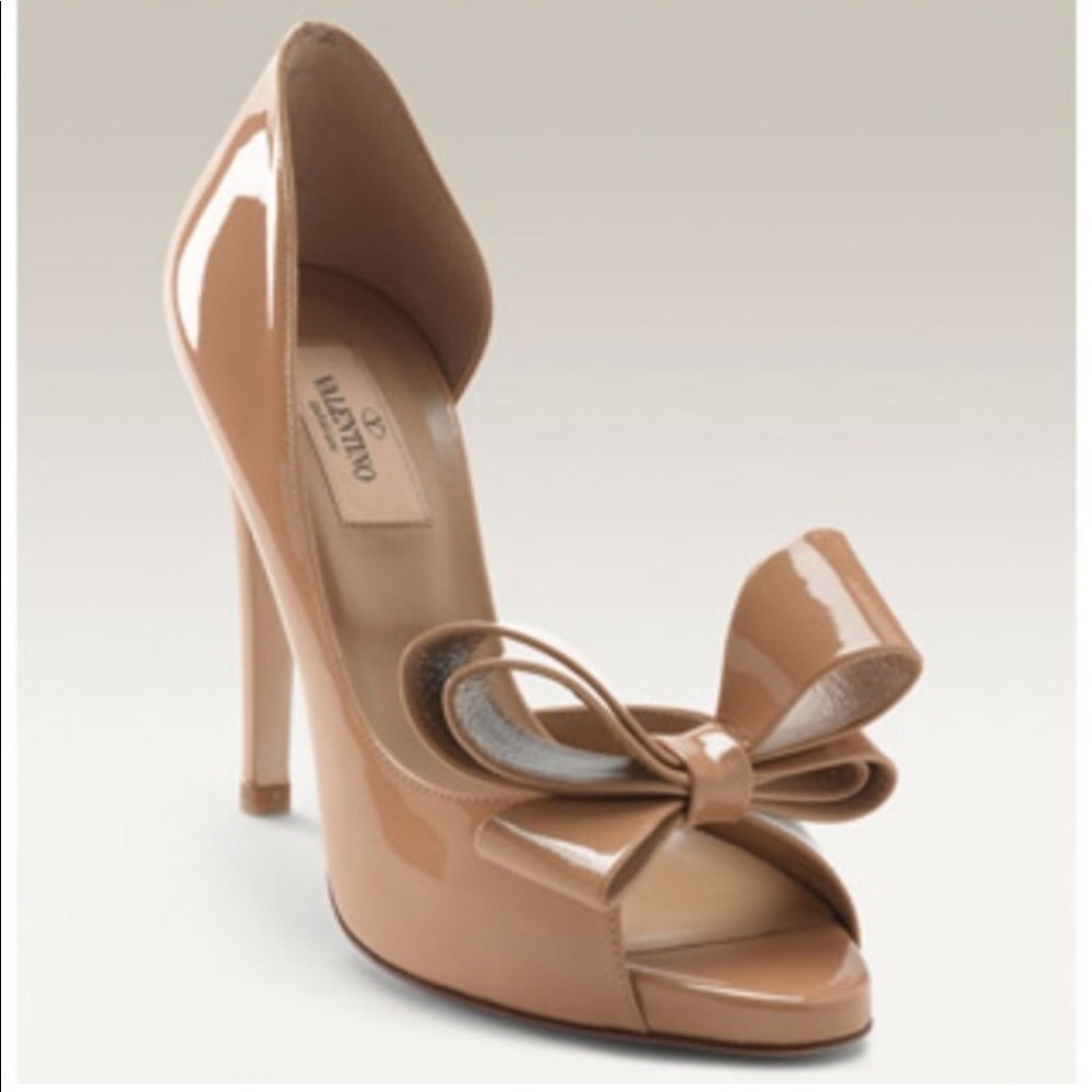 Valentino Patent Leather D'Orsay Pumps